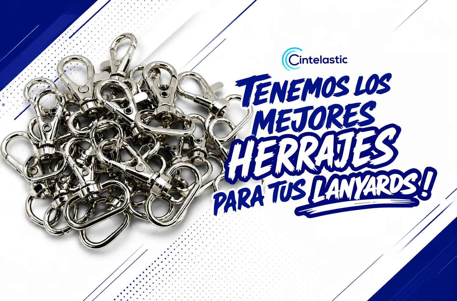 Tenemos los mejores herrajes para tus lanyards